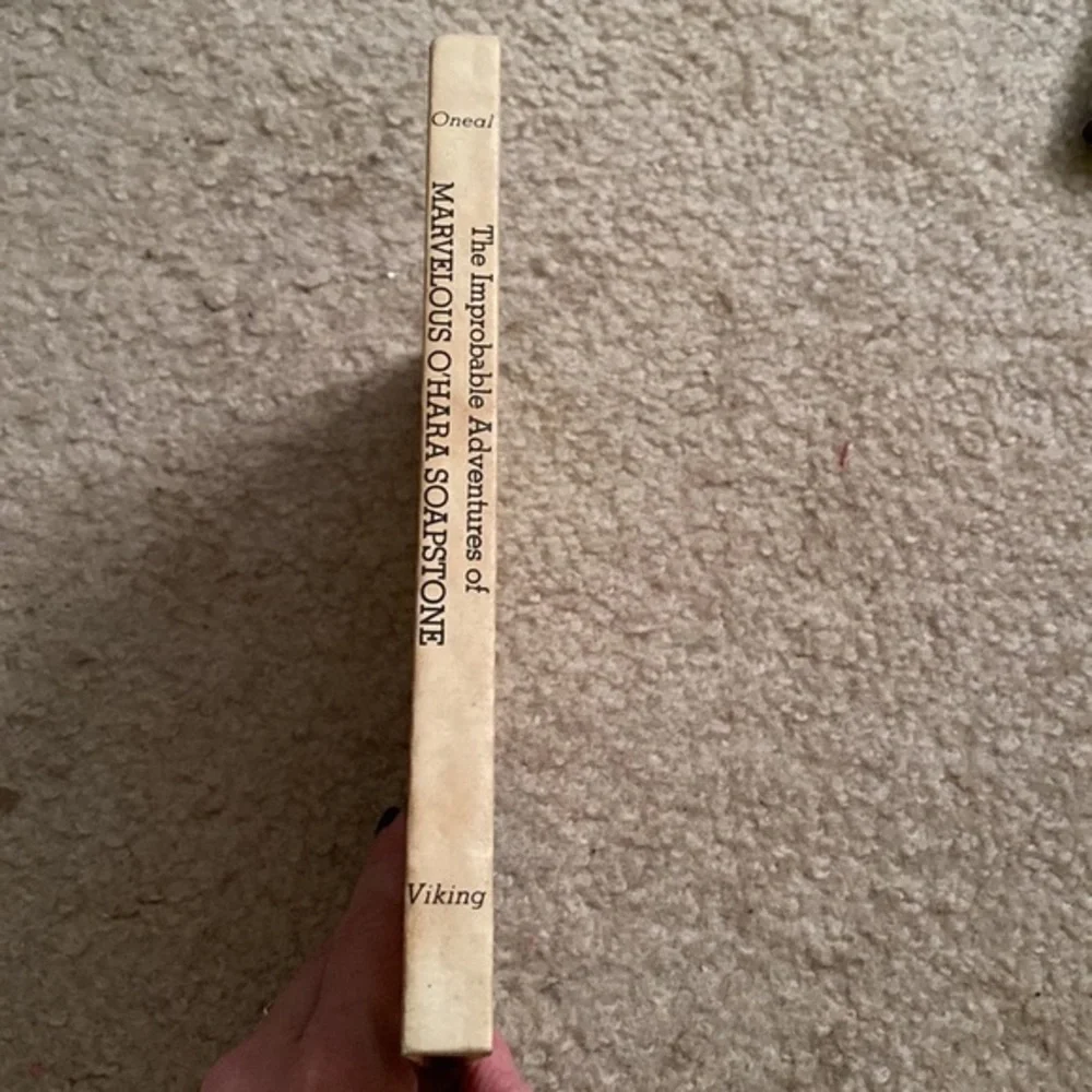 Vintage 1972 Marvelous O'Hara Soapstone Zibby Oneal Weekly Reader Hardcover